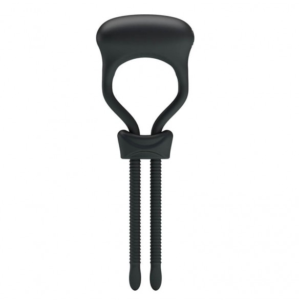 PRETTY LOVE - Male Delay Adjustable Cock Ring (Battery - Black) PRETTY LOVE - Male Delay Adjustable Cock Ring (Battery - Black)